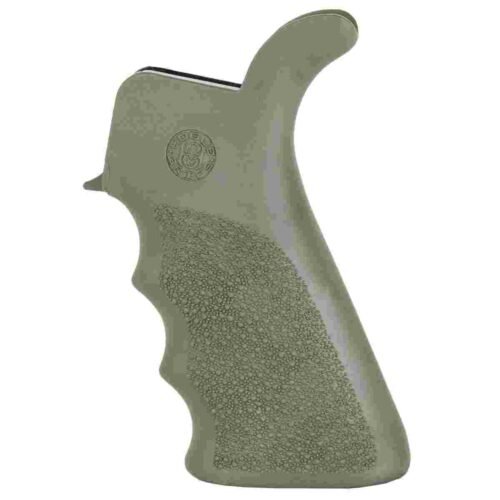 https3A2F2Fmedia.chattanoogashooting.com2Fimages2Fproduct2FHA150212FHA15021.jpg Hogue AR-15/M-16 Rubber Beavertail Grip with Finger Grooves-OD Green