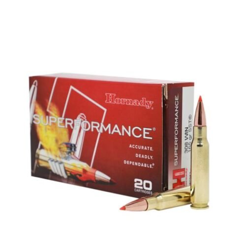 https3A2F2Fmedia.chattanoogashooting.com2Fimages2Fproduct2FHO809832FHO80983-1 Hornady Superformance Rifle Ammunition .308 Win 165 gr SST 2840 fps - 20/box