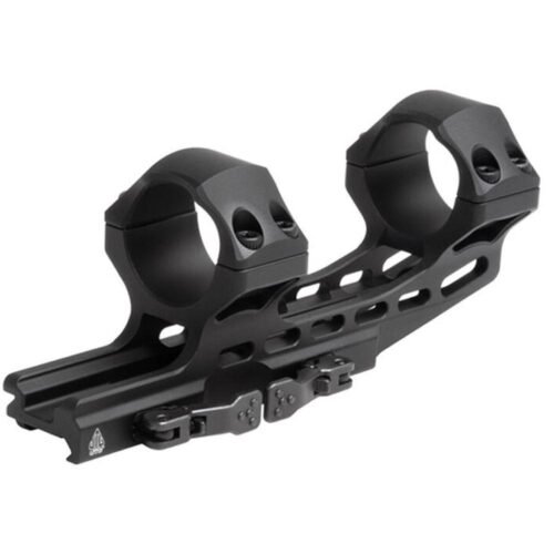 https3A2F2Fmedia.chattanoogashooting.com2Fimages2Fproduct2FLIAIR32250Q2FLIAIR32250Q.jpg Leapers 1-Piece UTG ACCU-SYNC QR Cantilever Mount 30mm High w 50mm Offset