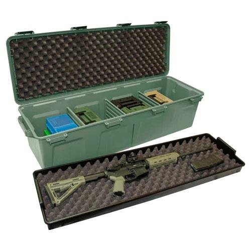 https3A2F2Fmedia.chattanoogashooting.com2Fimages2Fproduct2FMTTRC392FMTTRC39-1.jpg MTM Tactical Rifle Crate Wheeled Army Green