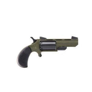 NAA Green Huntsman Conversion Handgun .22 LR/22 WMR 5rd Capacity 2" Barrel OD Green/Black
