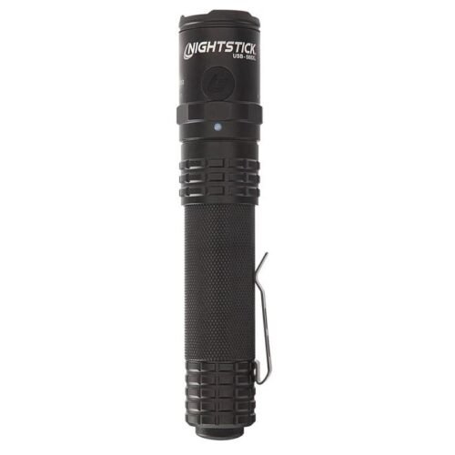 https3A2F2Fmedia.chattanoogashooting.com2Fimages2Fproduct2FNIUSB588XL2FNIUSB588XL-1.jpg Nightstick USB Dual-Light Tactical Flashlight 1100 Lumens Black