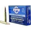 https3A2F2Fmedia.chattanoogashooting.com2Fimages2Fproduct2FOQPP3006G2FOQPP3006G PPU Rifle Ammunition .30-06 Sprg 150 gr FMJ 1990 fps 20/ct