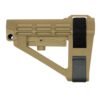 https3A2F2Fmedia.chattanoogashooting.com2Fimages2Fproduct2FSOSBA4X02SB2FSOSBA4X02SB.jpg SB Tactical SBA4 5-Postion Adjustable Brace for AR-15 FDE