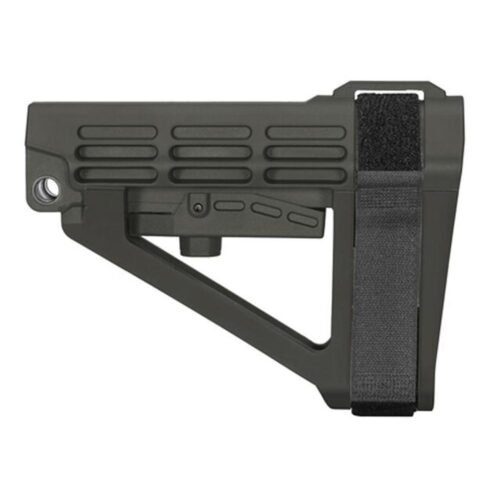 SB Tactical SBA4 5-Postion Adjustable Brace for AR-15 Stealth Grey