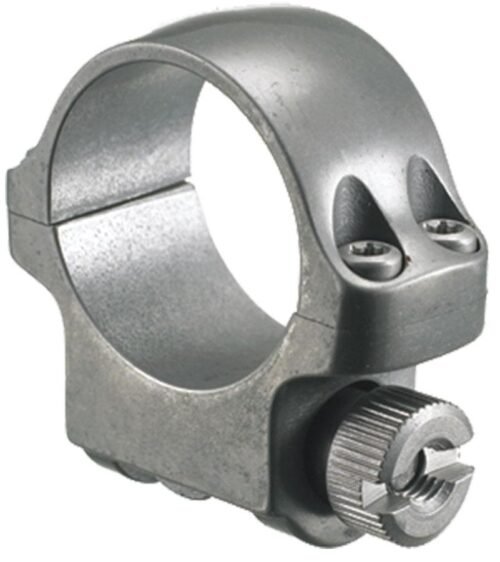 https3A2F2Fmedia.chattanoogashooting.com2Fimages2Fproduct2FUR902932FUR90293.jpg Ruger Steel Scope Ring - Single (3KTG) 1" Low .812" Height - Target Grey Stainless Finish