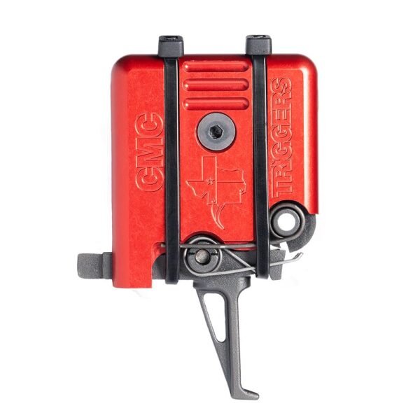 https3A2F2Fmedia.chattanoogashooting.com2Fimages2Fproduct2FUT51503ATRED2FUT51503ATRED-1 CMC Triggers AR-15/10 Single Stage Component Trigger Flat 3.5 lb Small Pin Red