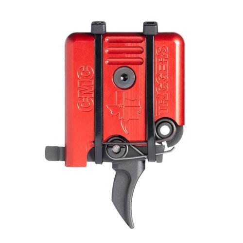 https3A2F2Fmedia.chattanoogashooting.com2Fimages2Fproduct2FUT51701ATRED2FUT51701ATRED-1 CMC Triggers AR-15/10 Single Stage Component Trigger Curved 3.5 lb Small Pin Red