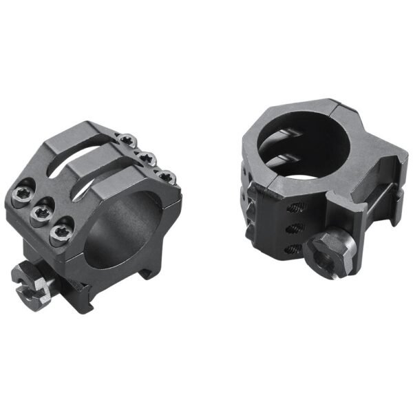 https3A2F2Fmedia.chattanoogashooting.com2Fimages2Fproduct2FWE483492FWE48349-1.jpg Weaver 6-Hole Aluminum Scope Rings 1" Medium Matte
