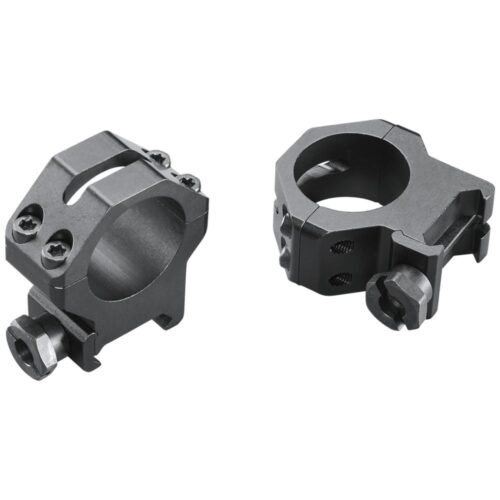 https3A2F2Fmedia.chattanoogashooting.com2Fimages2Fproduct2FWE483612FWE48361-1.jpg Weaver 4-Hole Skeleton Aluminum Scope Rings 1" High Matte