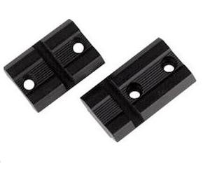 https3A2F2Fmedia.chattanoogashooting.com2Fimages2Fproduct2FWE484772FWE48477.jpg Weaver 2-Piece Aluminum Top Mount Scope Base - Pair Remington 783 Matte Blister