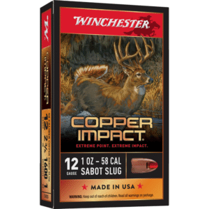 Winchester Copper Impact Shotshells 12 ga 2-3/4" 1 oz 1600 fps Slug 5/ct