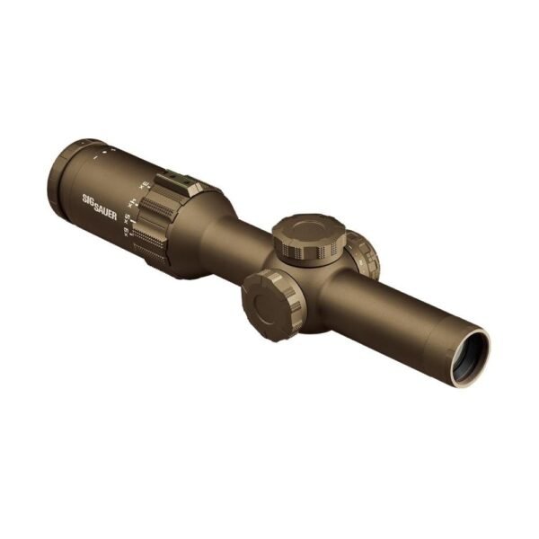 https3A2F2Fmedia.chattanoogashooting.com2Fimages2Fproduct2FXISOT612392FXISOT61239_1_2 Sig Sauer Tango6T Rifle Scope 1-6x24mm 30mm FFP DWLR6 Reticle Illuminated FDE SDMR