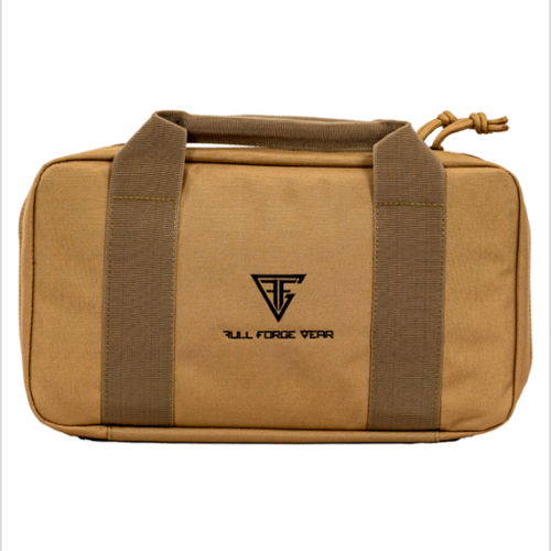 https3A2F2Fmedia.chattanoogashooting.com2Fimages2Fproduct2FYH21401C1T2FYH21401C1T.png Full Forge Gear CAT-1 Single Pistol Case Tan