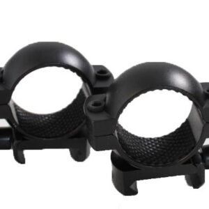 Traditions Aluminum Scope Rings fits Weaver Style Bases 1" Med - Matte Black