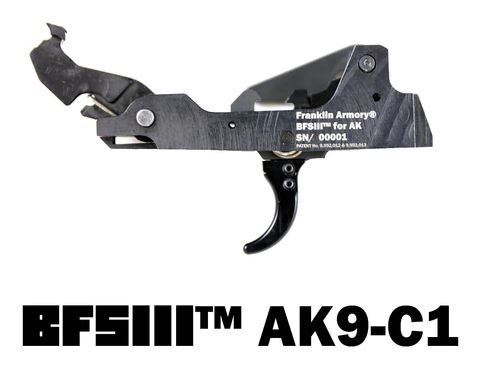 https3A2F2Fwww.2ndamendmentwholesale.com2Fmedia2Fcatalog2Fproduct2F52F72F5762a.jpg Franklin Armory BFSIII AK9-C1 Binary Firing System III Trigger - For 9mm AK firearms | Curved Trigger