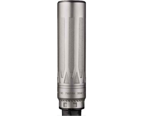 nomadxenosild36a.jpg DEAD AIR ARMAMENT NOMAD-TI XC 7.62MM XENO SILVER