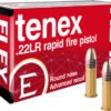 A00130 ELEY TENEX RAPID FIRE PISTOL - 22LR 40GR RN 50RD 100BX/CS