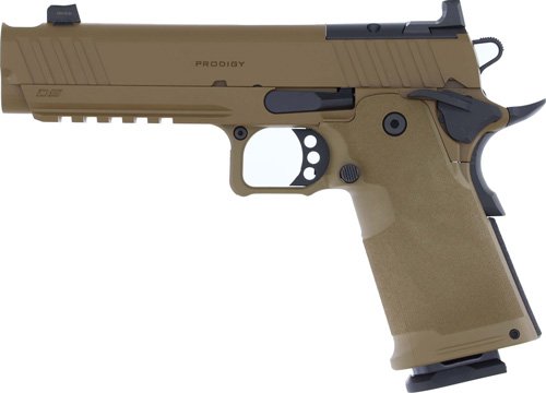 SPRINGFIELD 1911 DS PRODIGY - COMP 9MM 5" COYOTE BROWN 10RD