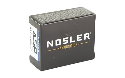 NOSLER ASP 45ACP 185GR HG JHP 20/400