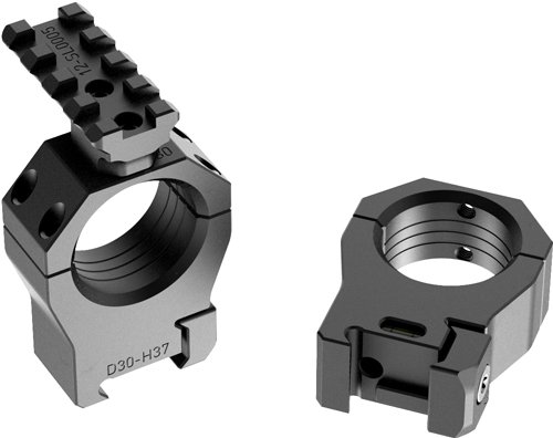 PR0008_3 AUDERE SCOPE RINGS PSR 30MM - GEN III W/LEVEL HIGH BLACK