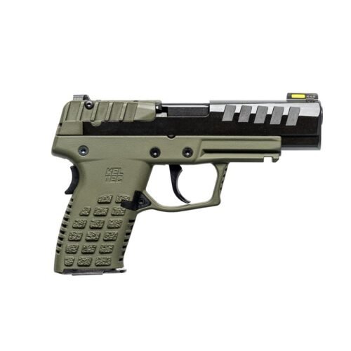 https3A2F2Fmedia.chattanoogashooting.com2Fimages2Fproduct2FKTP15GRNCA2FKTP15GRNCA10 Kel-Tec CA Compliant P15 Handgun 9mm Luger 10rd Magazine 4" Barrel Black Side/OD Green Grip