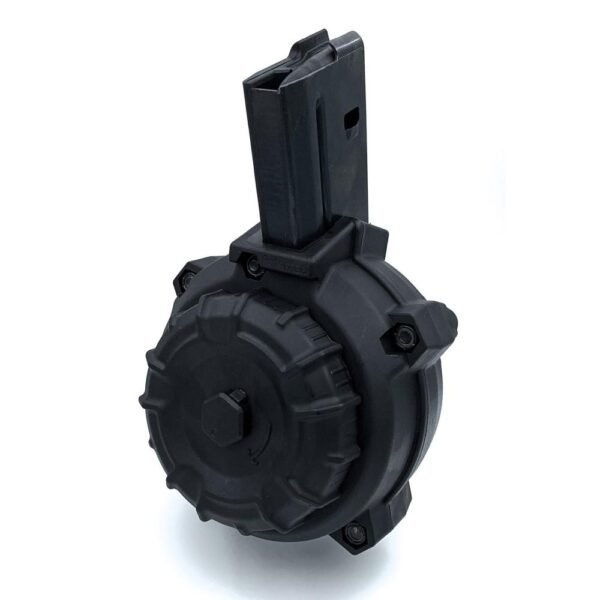 https3A2F2Fmedia.chattanoogashooting.com2Fimages2Fproduct2FZMDRMA1082FZMDRMA108-1 Promag AR-15 Rifle Magazine Black Drum 6.8 Spc 50/rd