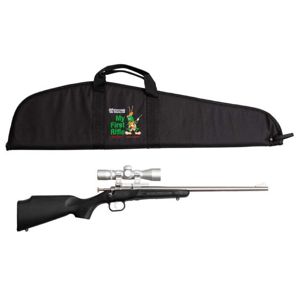ksa2245bsc2ebc KEYSTONE SPORTING ARMS CRICKETT 22LR BK/SS PKG