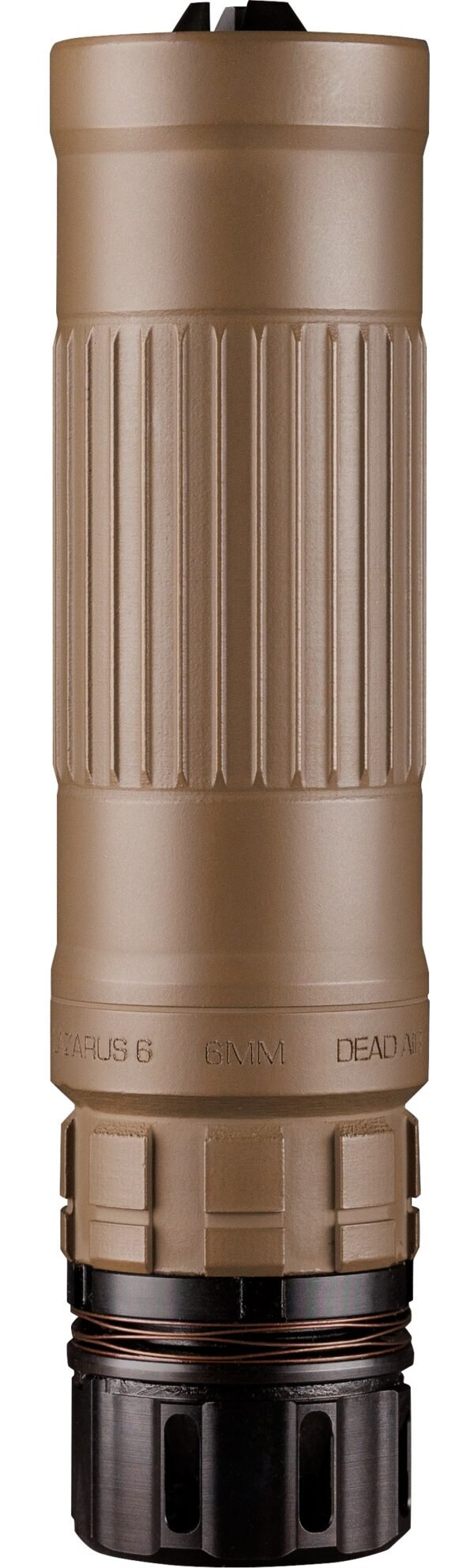 l6kf074f DEAD AIR ARMAMENT LAZARUS6 KM 5.56/6MM SLNCR FDE