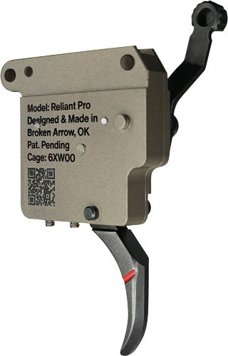 RA735C RISE TRIGGER RELIANT PRO REM - 700 1-3LB PULL CURVED FDE/BLK