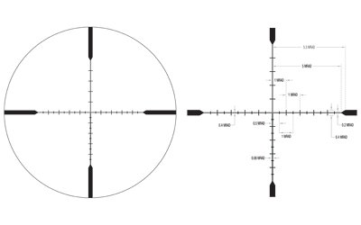 TRIJICON TENMILE 6-24X50 SFP MRAD RD