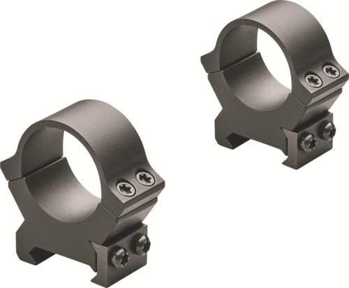 https3A2F2Fmedia.chattanoogashooting.com2Fimages2Fproduct2FLU1740792FLU174079 Leupold 2-Piece Precision-Fit PRW2 Weaver-Style Permanent Rings 1" Low - Matte Black