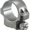 https3A2F2Fmedia.chattanoogashooting.com2Fimages2Fproduct2FUR902932FUR90293 Ruger Steel Scope Ring - Single (3KTG) 1" Low .812" Height - Target Grey Stainless Finish