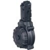 https3A2F2Fmedia.chattanoogashooting.com2Fimages2Fproduct2FZMDRMA372FZMDRMA36_1 Promag Handgun Drum Magazine Black Polymer Fits Glock Models 21&30 .45 ACP 40/rd