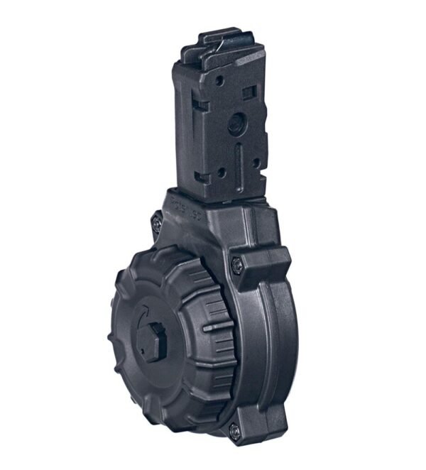 https3A2F2Fmedia.chattanoogashooting.com2Fimages2Fproduct2FZMDRMA372FZMDRMA36_1 Promag Handgun Drum Magazine Black Polymer Fits Glock Models 21&30 .45 ACP 40/rd
