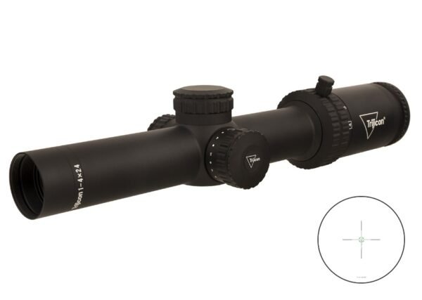 trcr424c290001442be-1 TRIJICON CREDO 1-4X24 BLK 30MM BDC GRN