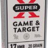 AX17HMR1_1 WINCHESTER SUPER-X 17HMR 20GR - XTP JHP 2375FPS 50RD 20BX/CS