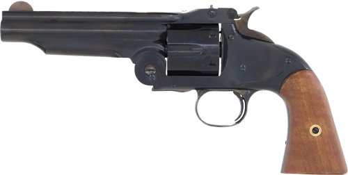 GCA8662_LEFT CIMARRON NO.3 AMERICAN 45LC - 1ST MODEL 5" FS BLUED WALNUT