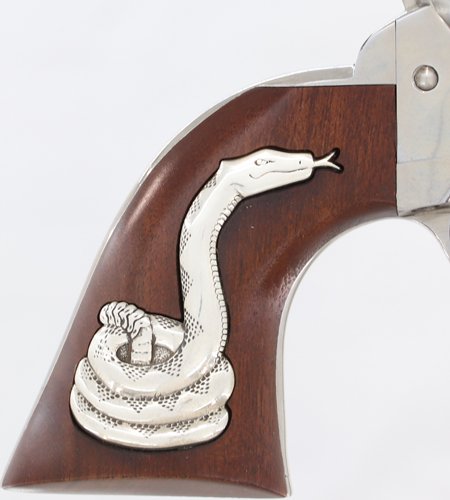 GPP410WSSI01_GRIP CIMARRON MAN W/NO NAME 45LC - FRONTIER 4.75" SILVER SNAKE