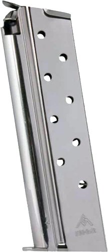 IJ1911NF10MAG_2 IVER JOHNSON MAGAZINE 1911 GVT - 10MM 8RD NICKEL