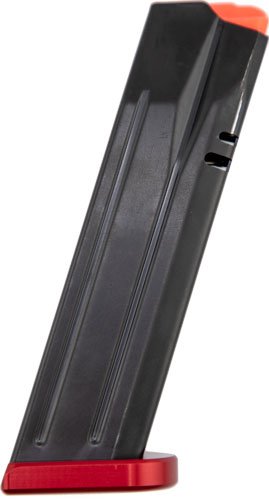 M11452 CZ MAGAZINE P-10F/P09/DWX 9MM - 19RD BLACK RED BASE PLATE