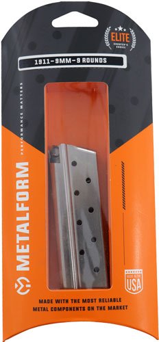 M19119FR9SWB_PKG METALFORM MAGAZINE 1911 GOVT. - 9MM 9RD S/S