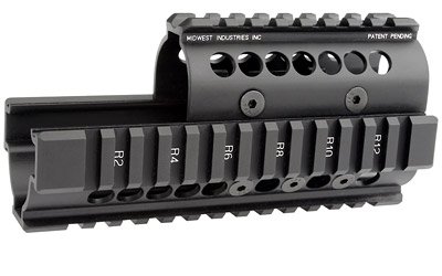 MWMI-AK_1 MIDWEST AK47/74 QUAD RAIL BLK