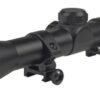 TG85393XB_1_1 TRUGLO SCOPE BUCKLINE 3-9X32MM - BDC BLACK W/WEAVER RINGS