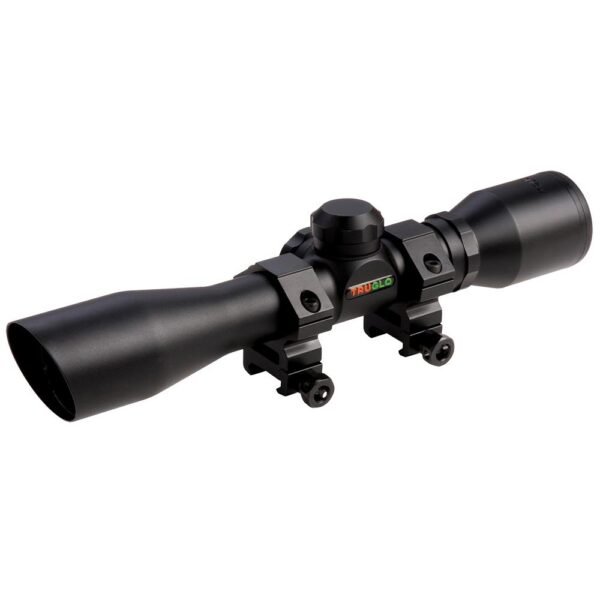 https3A2F2Fmedia.chattanoogashooting.com2Fimages2Fproduct2FXRTG8504BD2FXRTG8504BD_1 Truglo Compact Rimfire & Shotgun Rifle Scope - 4x32mm Diamond Ballistic 22.5' 5" Black