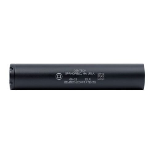 12127gmtstrighte4c1 GEMTECH GM-22 22LR 1/2X28 SILENCER