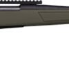 GCR3908G CVA CASCADE 22-250 22" #3 - W/RAIL BLACK/OD GREEN