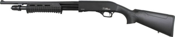 GPAS20_LEFT.jpg IVER JOHNSON PUMP 20GA 3" 18" - CYLINDER BLUED SYNTHETIC