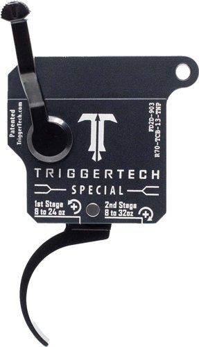 R70TCB13TNP TRIGGERTECH REM 700 TWO STAGE - BLACK SPECIAL PRO CURVED CLEAN