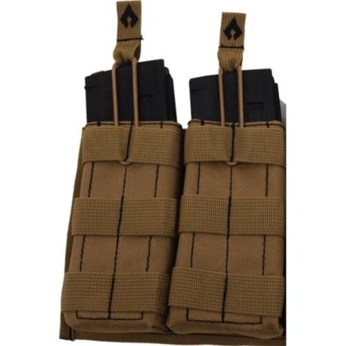 https3A2F2Fmedia.chattanoogashooting.com2Fimages2Fproduct2FAZAROTDMPTN2FAZAROTDMPTN-1 Advance Warrior Solutions Open Top Double Mag Pouch Tan